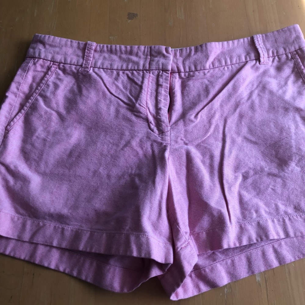 J Crew pink chino shorts size 12